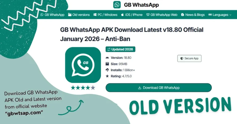 GB WhatsApp Old versions APKs